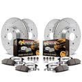 Front & Rear Brake Pad & Rotor Kit A358