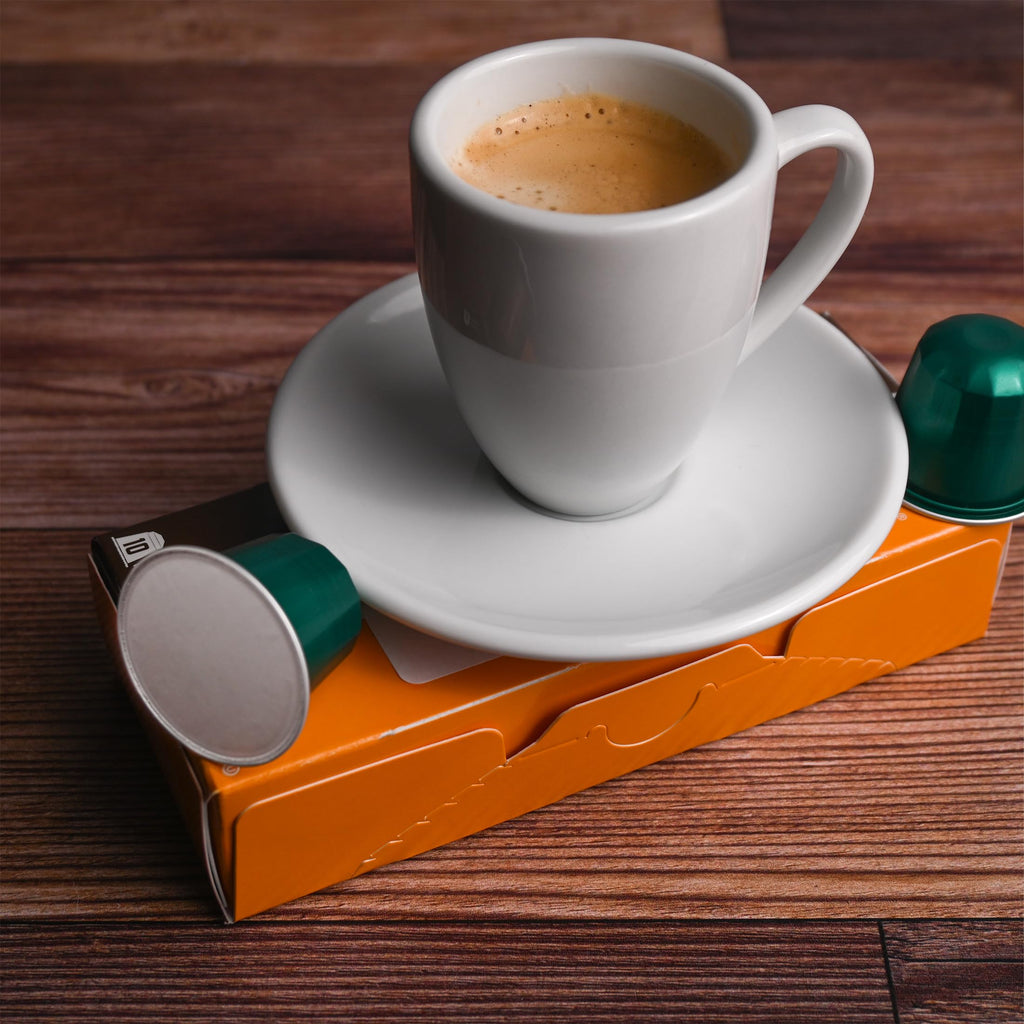 Organic Espresso Capsules for Nespresso OriginalLine, 120 Aluminum Capsules A402536