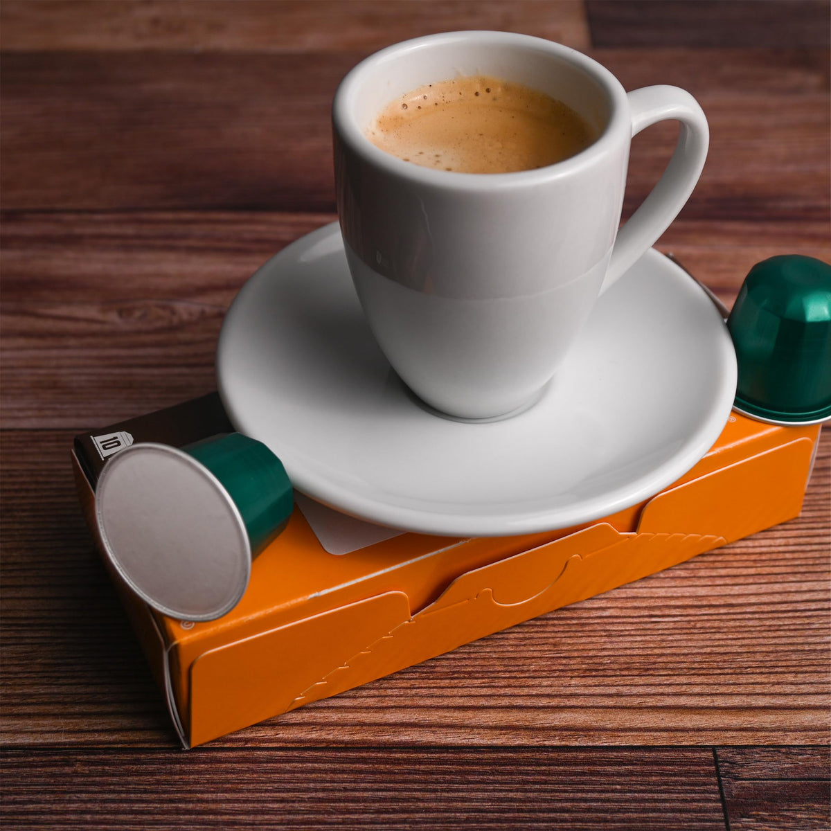 Organic Espresso Capsules for Nespresso OriginalLine, 120 Aluminum Capsules A402536