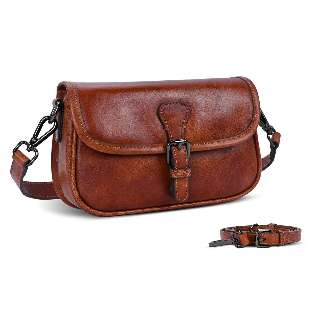 Leather Small Crossbody Bag Q563