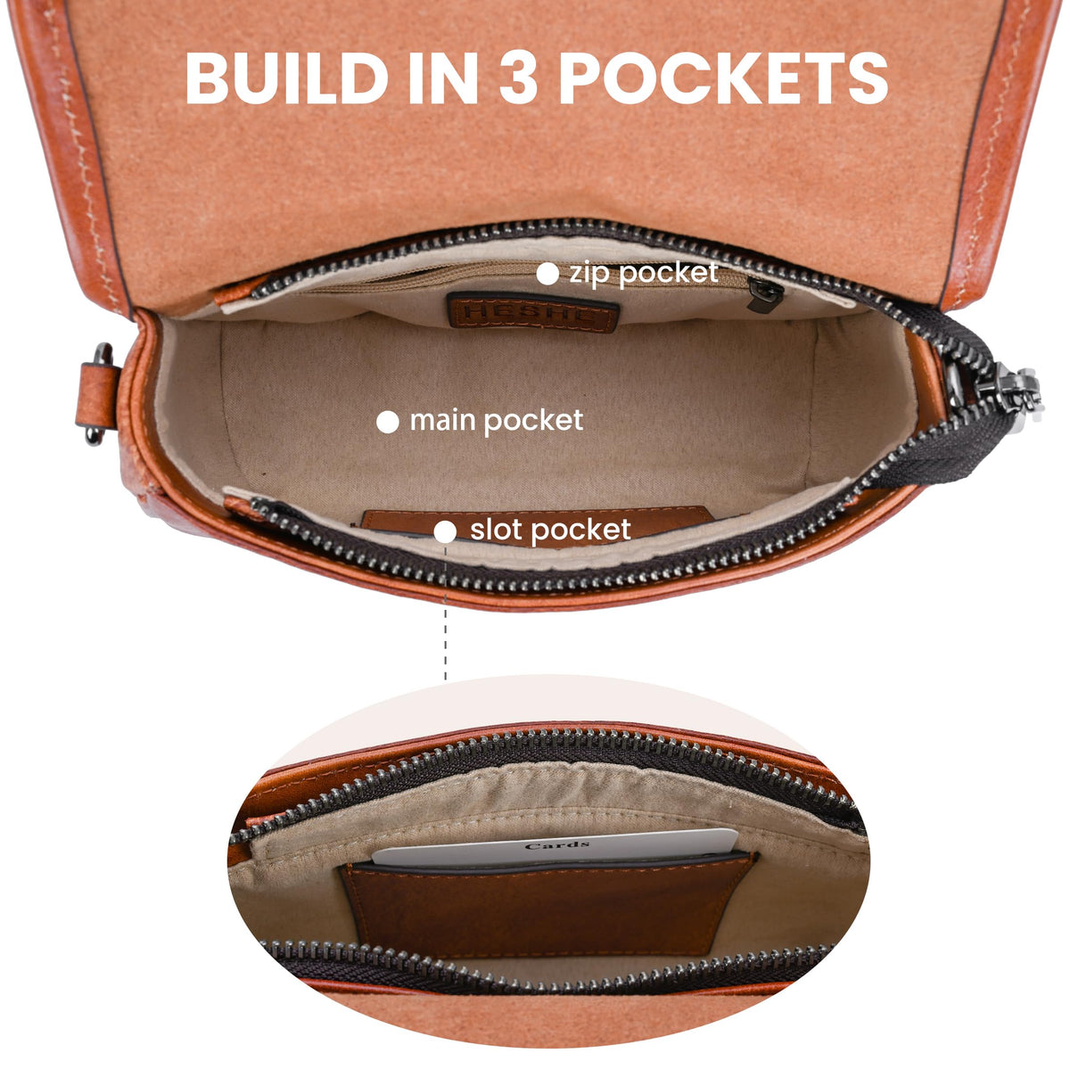 Leather Small Crossbody Bag Q563