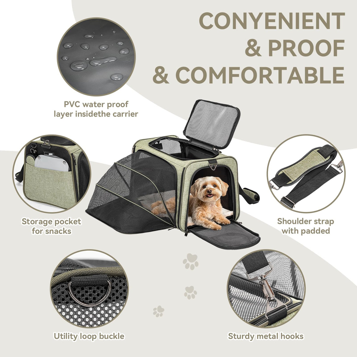 Expandable Cat Carrier Q939