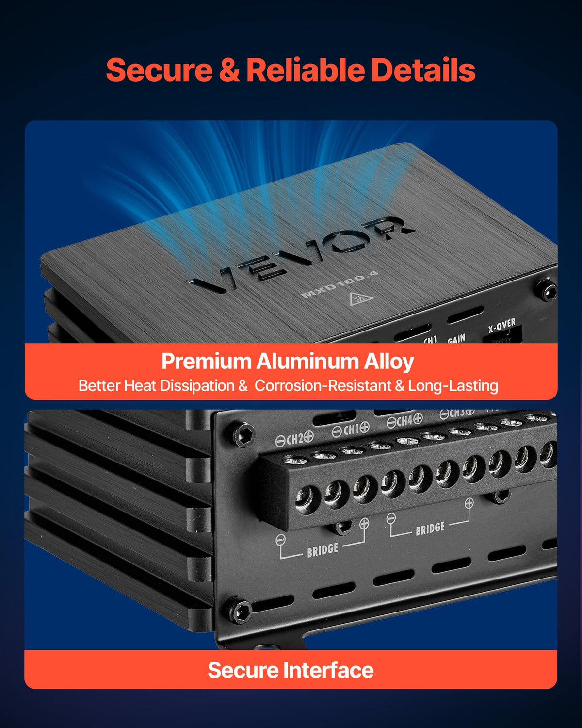 4 Channel Class D Car Audio Amplifier R2901