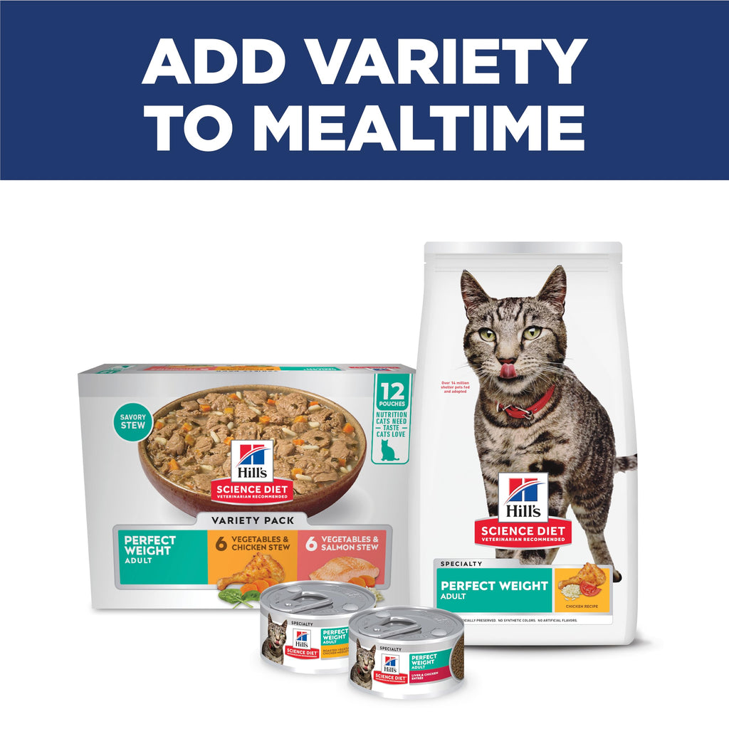 Adult Perfect Weight Dry Cat Food C95575