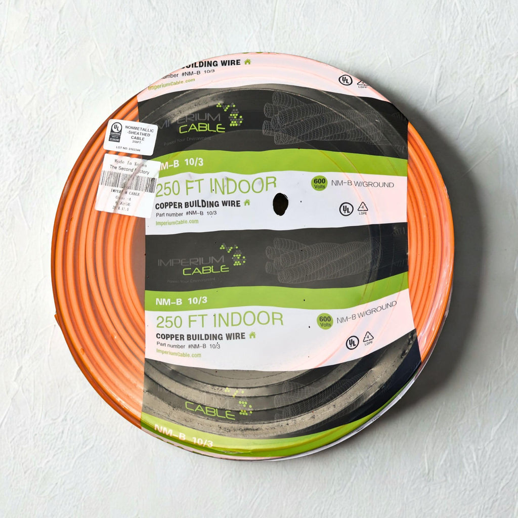 250ft Solid Copper Electrical Wire with Ground I784361