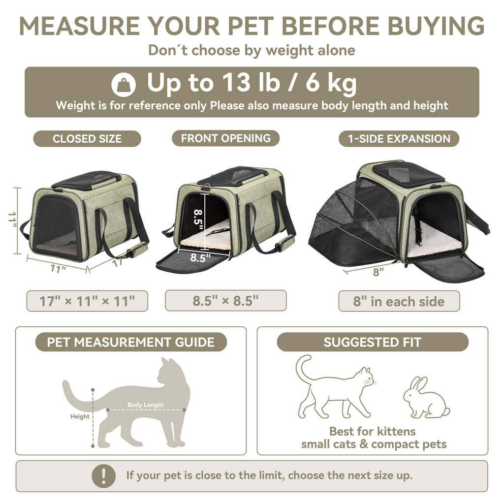 Expandable Cat Carrier Q939