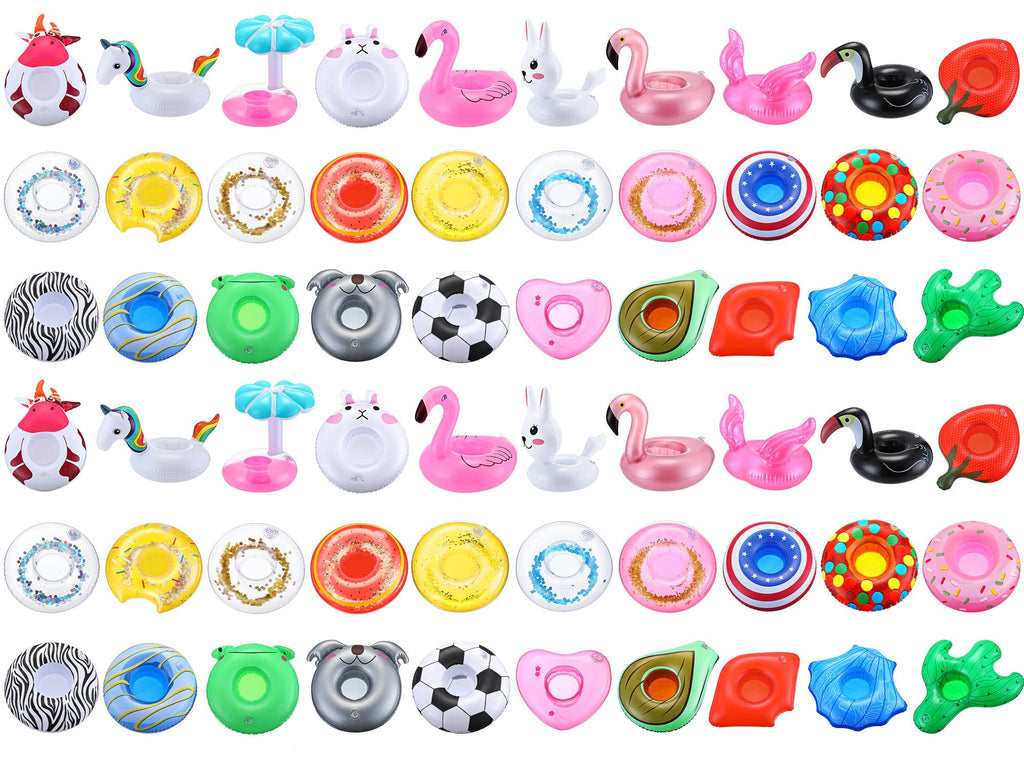 60 Pcs Inflatable Drink Holder B165