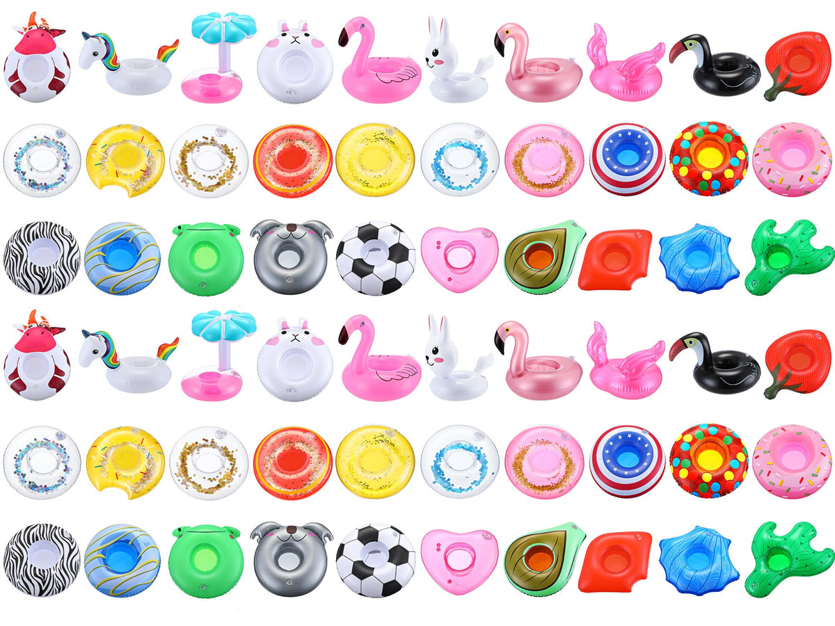60 Pcs Inflatable Drink Holder B165