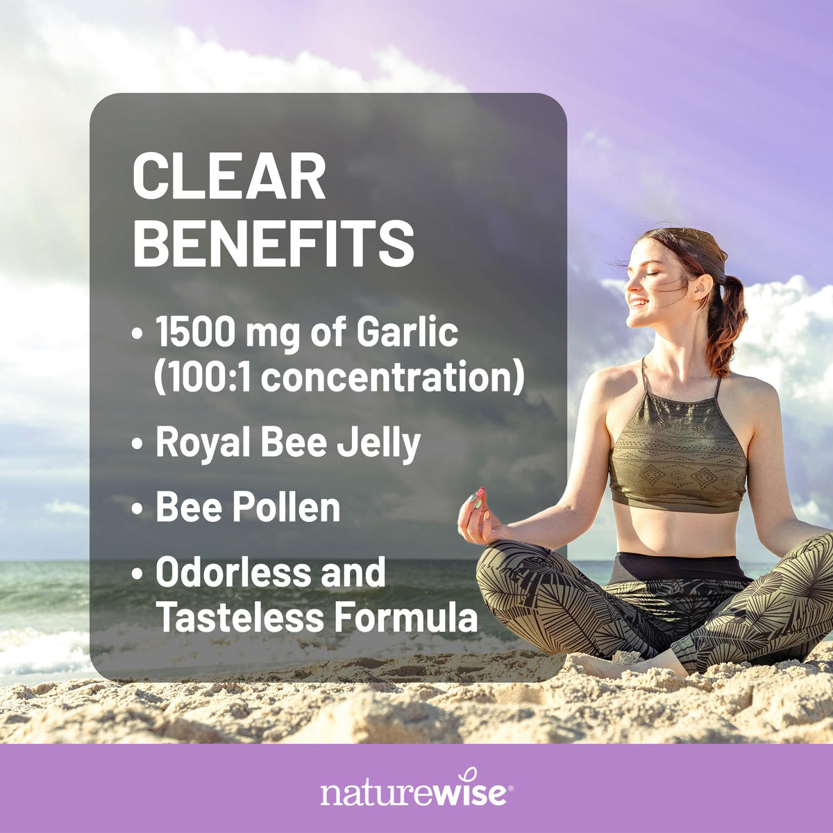 Odorless Garlic Softgels with Royal Jelly & Pollen D763497
