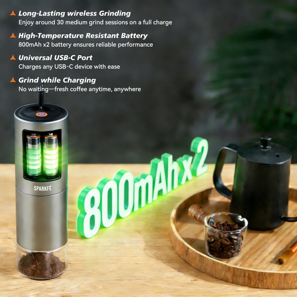 Portable Electric Coffee Grinder P4581