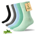 Women's 6 Pairs Bamboo Viscose Crew Socks I1843