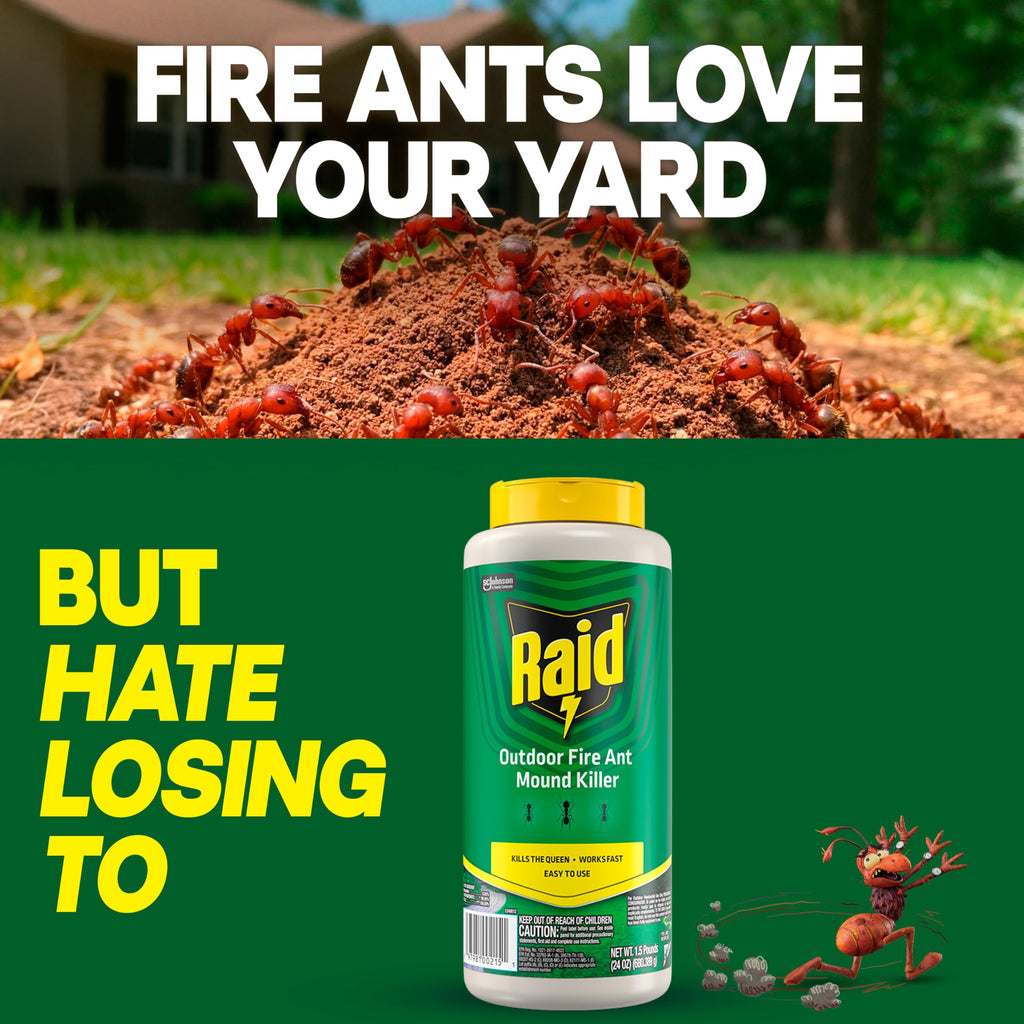 Outdoor Fire Ant Killer Dust 24 oz J1101