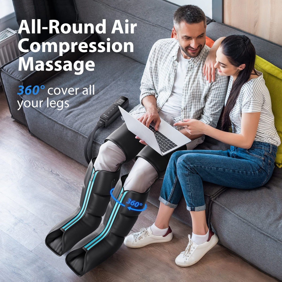 Leg Massager with Heat and Air Compression H27729
