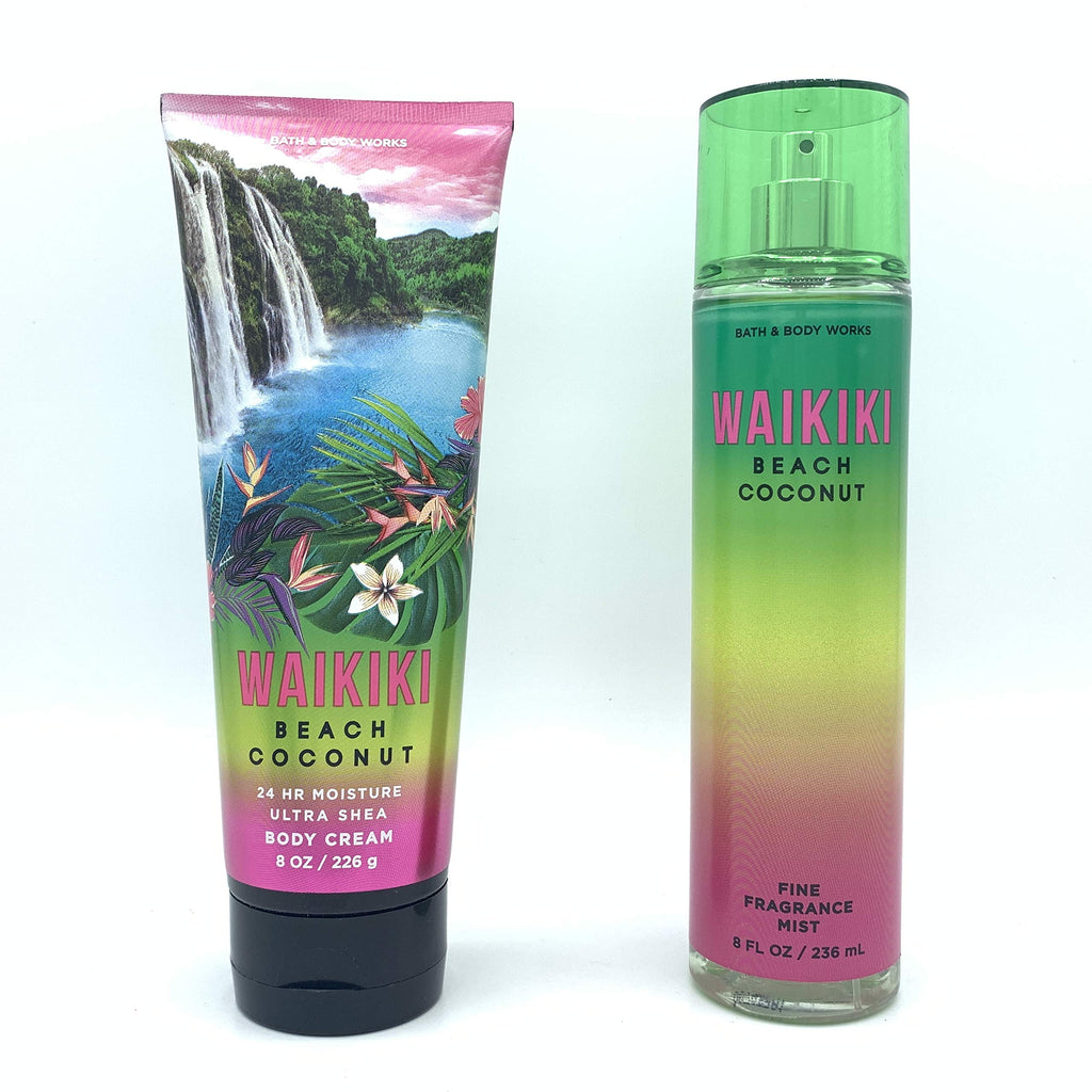 Coconut Body Cream and Fragrance Mist 2-Piece Bundle H65835