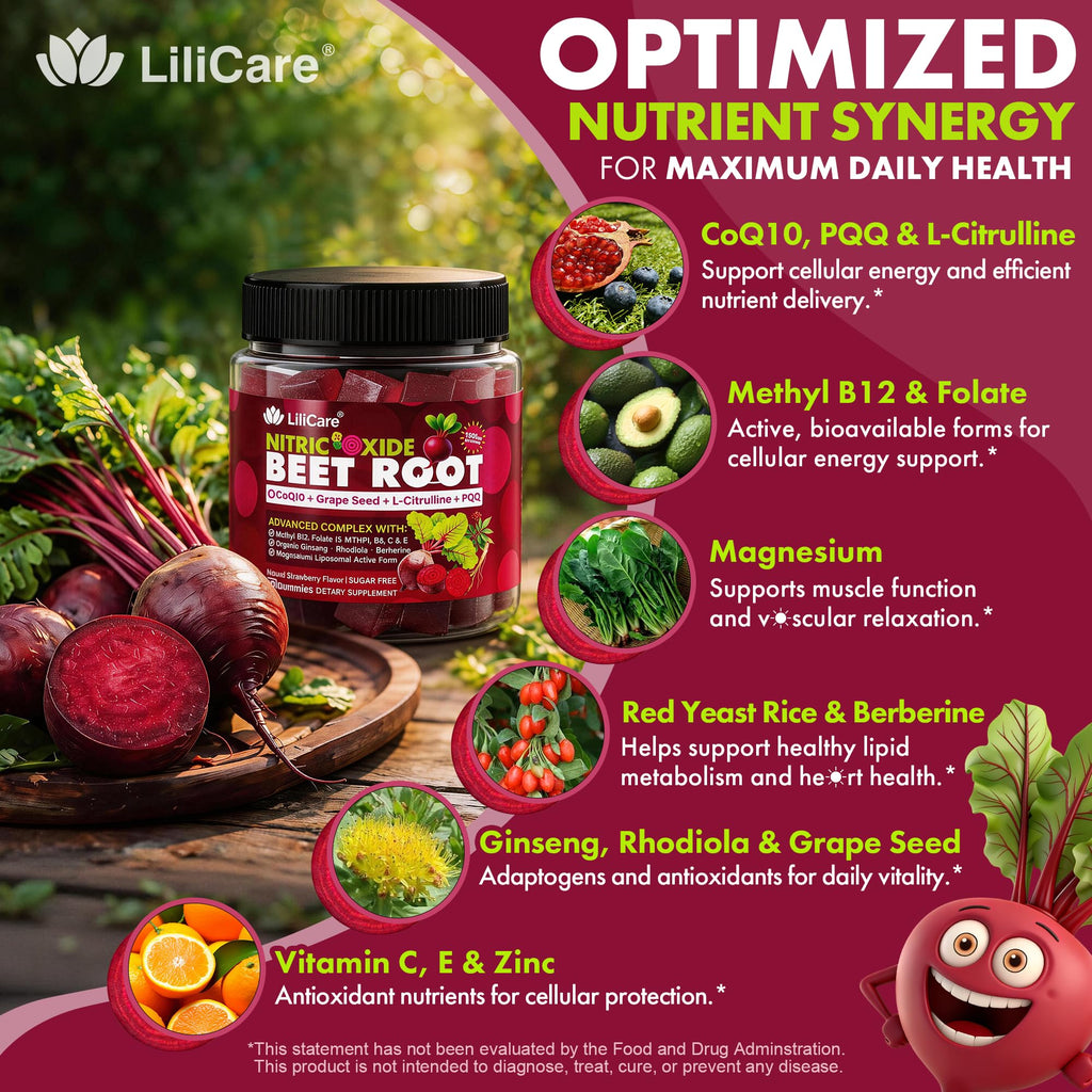 Beet Root Gummies 1500mg Pack of 2 L25174