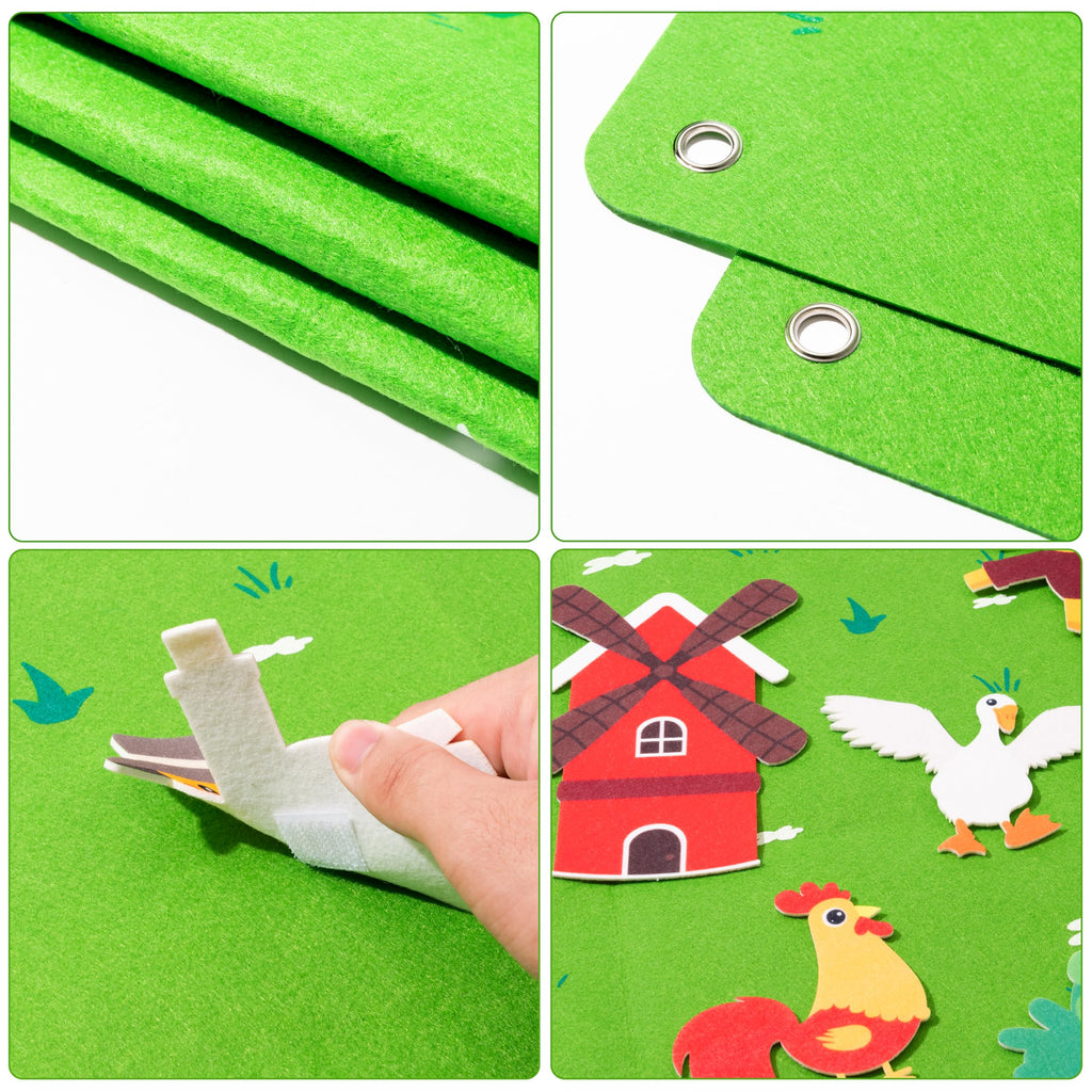 Farm Animals Felt Board Set 38Pcs M851893