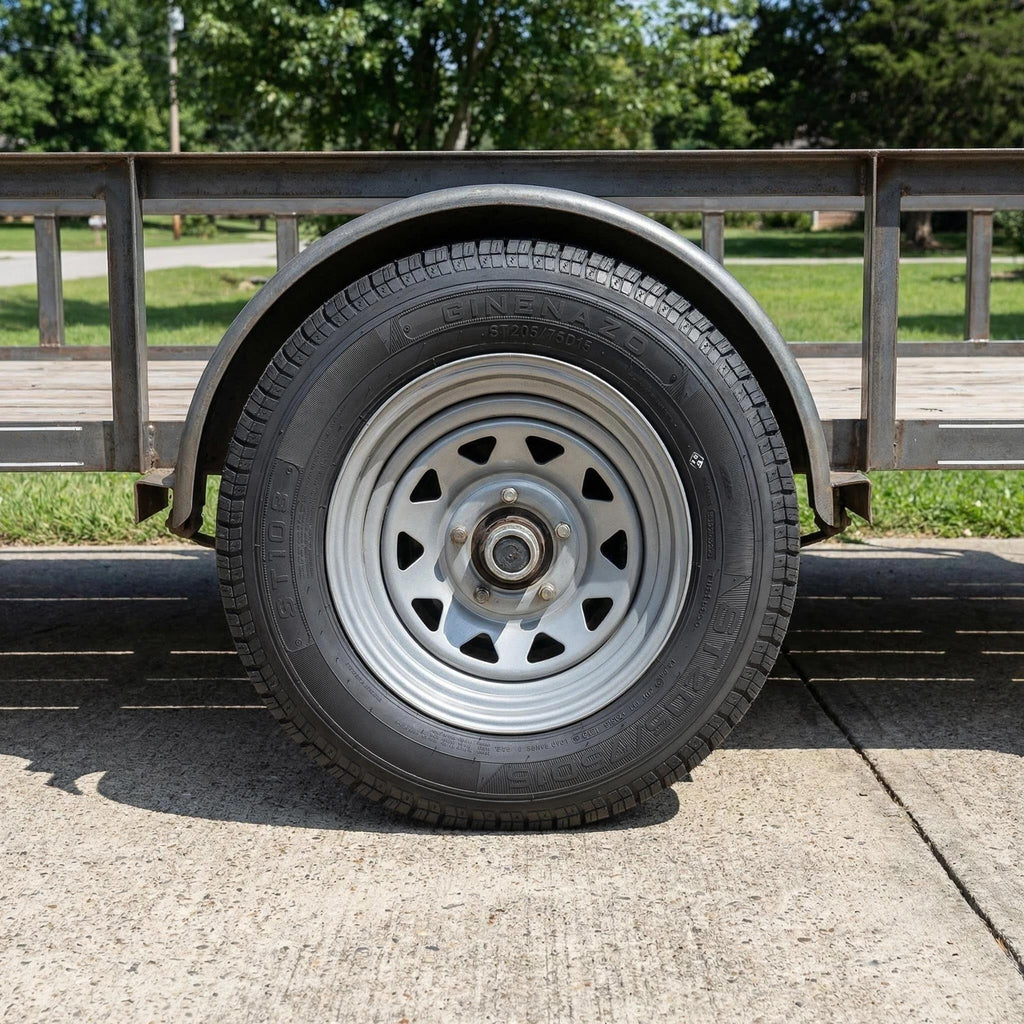 Set of 2 ST205/75D15 Trailer Tires Y4173
