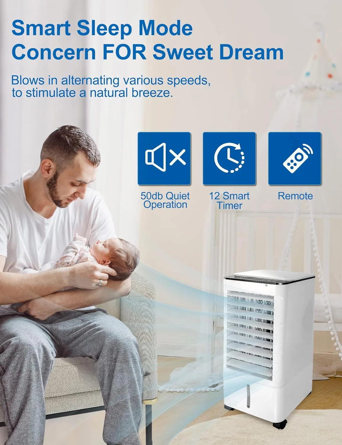 3-IN-1 Portable Evaporative Air Cooler I3072