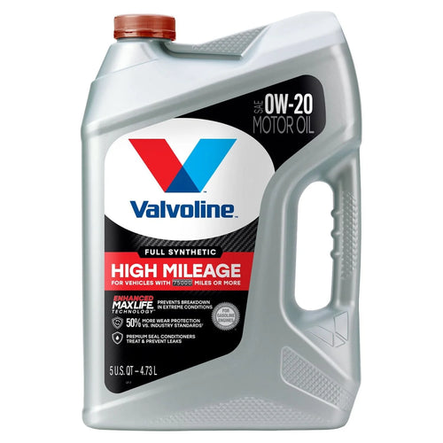 0W-20 Full Synthetic High Mileage Motor Oil 5 QT G811